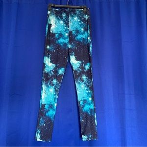 Blackheart Blue Galaxy Leggings 🌌